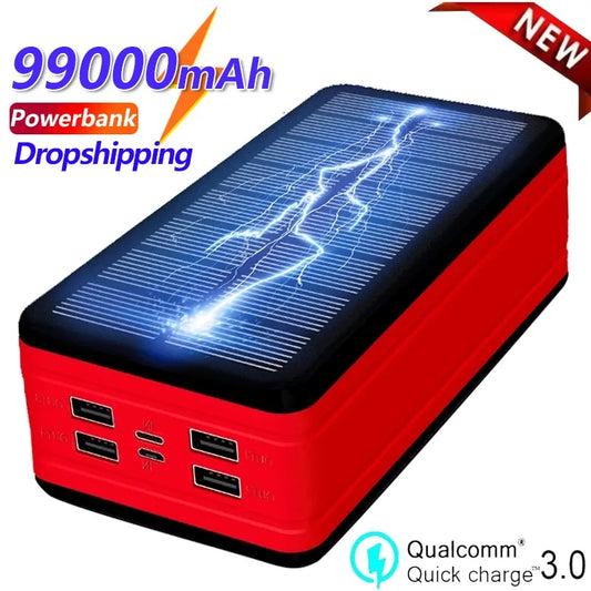 Solar Power Bank Portable Charger 50000mAh